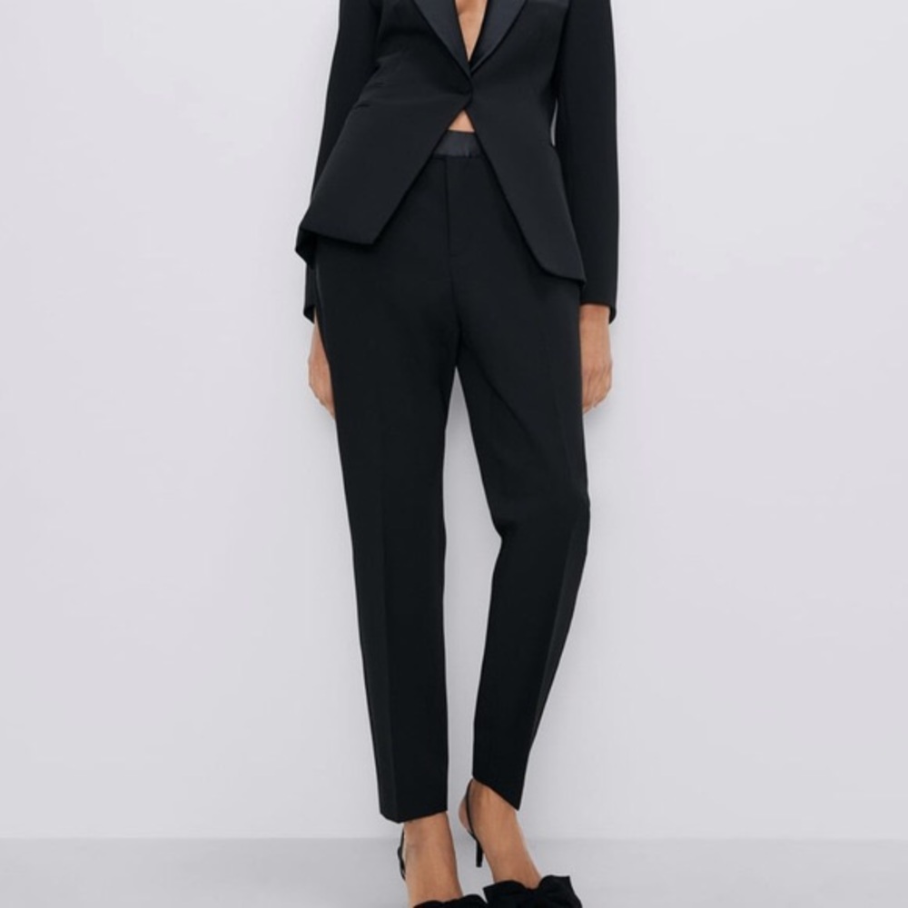 Worn Once ZARA Side Striper Tuxedo Pants in S